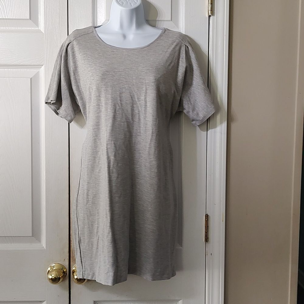 Express jersey knit  t shirt style stretch  dress with tie in back Sz XS